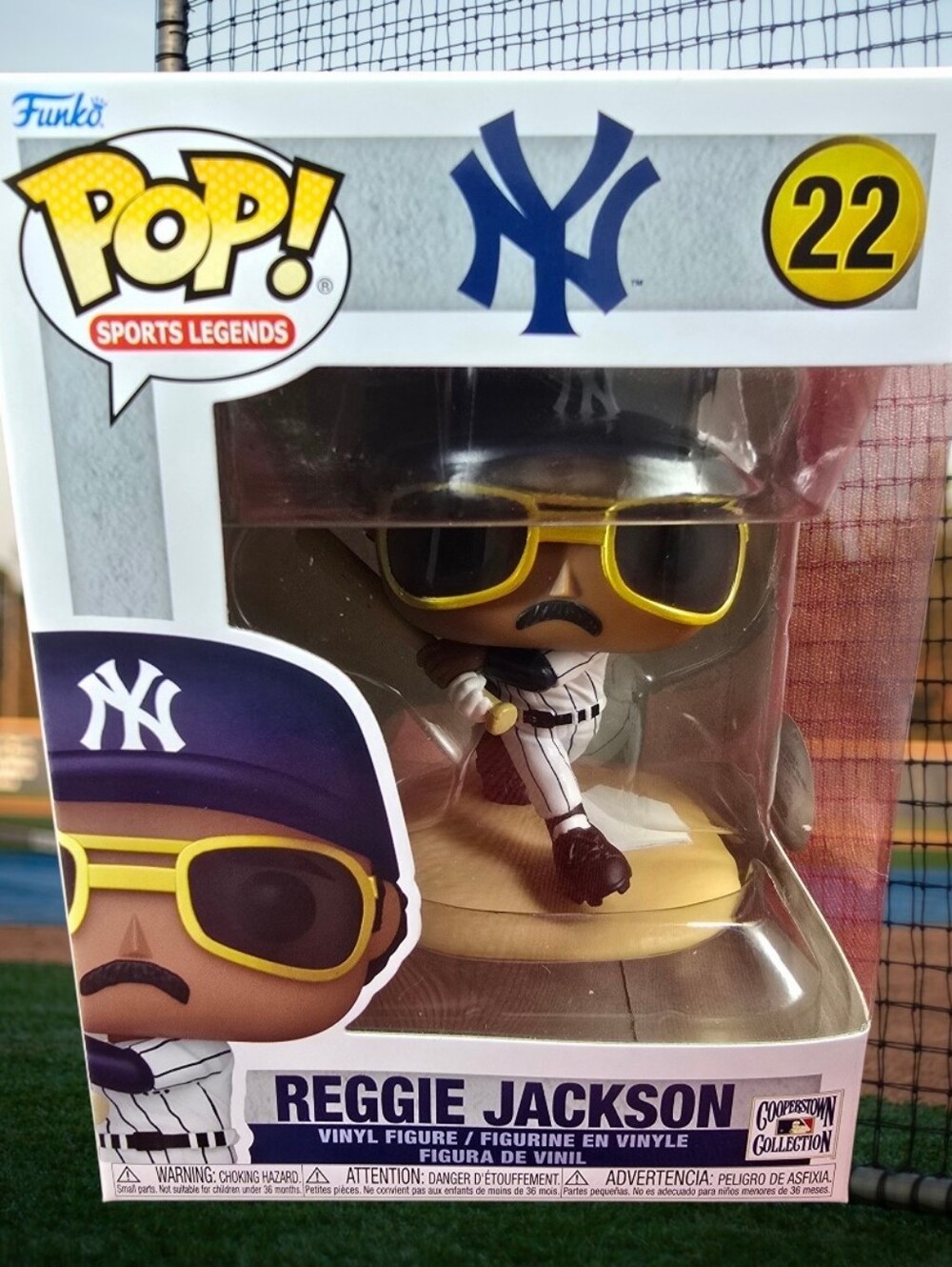 Funko POP! Vinyl: Reggie Jackson # 22 (Nib) With Pop Protector